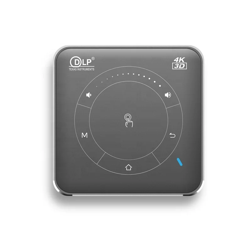 2021 popular portable 3d mobile phone dlp projector 3d bt wifi 4k mini projector for homeoffice free global shipping