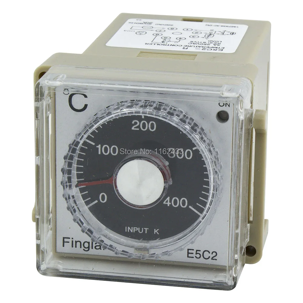 

E5C2-R AC 220V relay output K input 0-400C pointer temperature controller E5C2 series