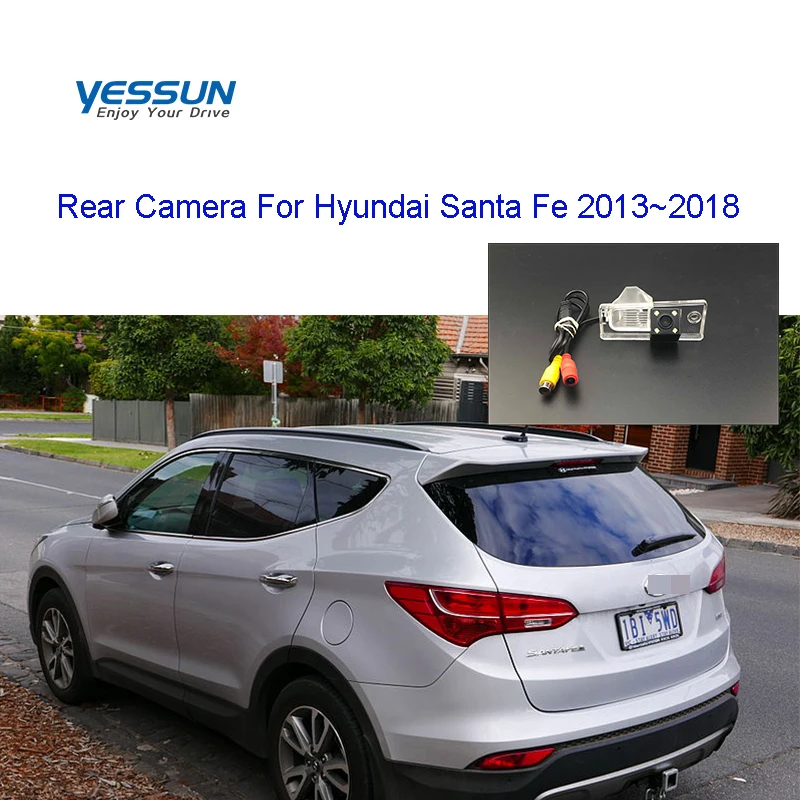 Камера заднего вида Yessun для Hyundai Santa Fe DM NC Grand fe 2013 2014 2015 2016 2017 2018 CCD камера ночного
