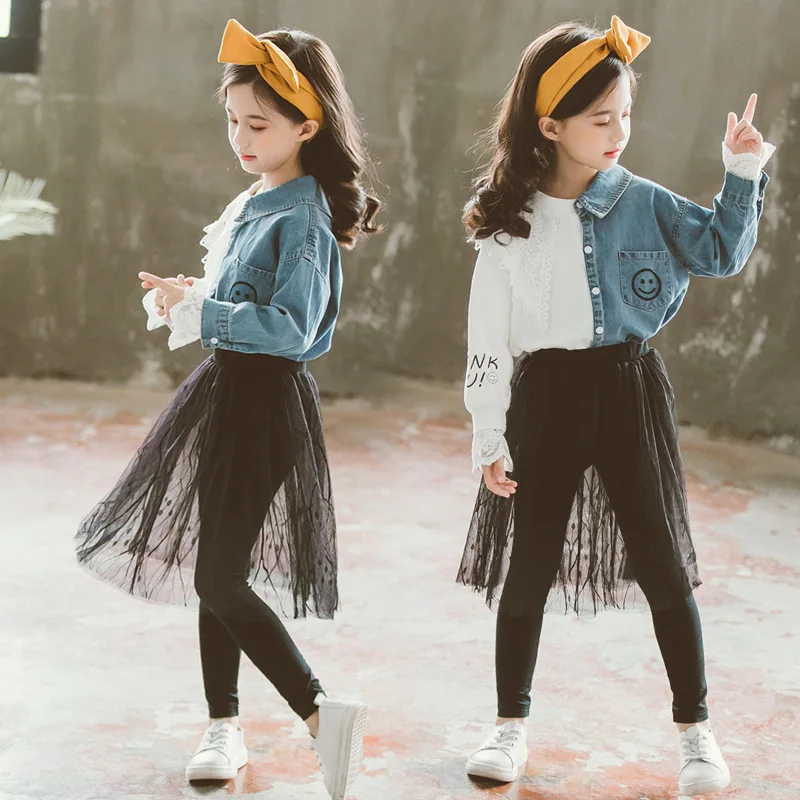 Одежда для девочек коллекция 2019 года осенние детские комплекты новая летняя