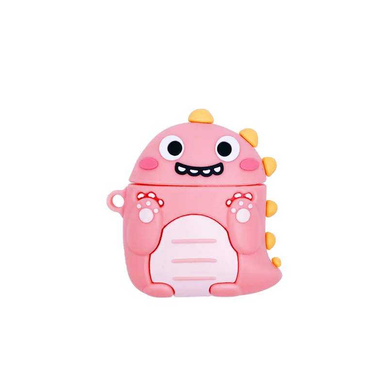 

Cute Cartoon Couples Dinosaur AirPods Pro Apple 2 And 3 Bluetooth Headphone Cases Silicone Soft Case Fashion Gift