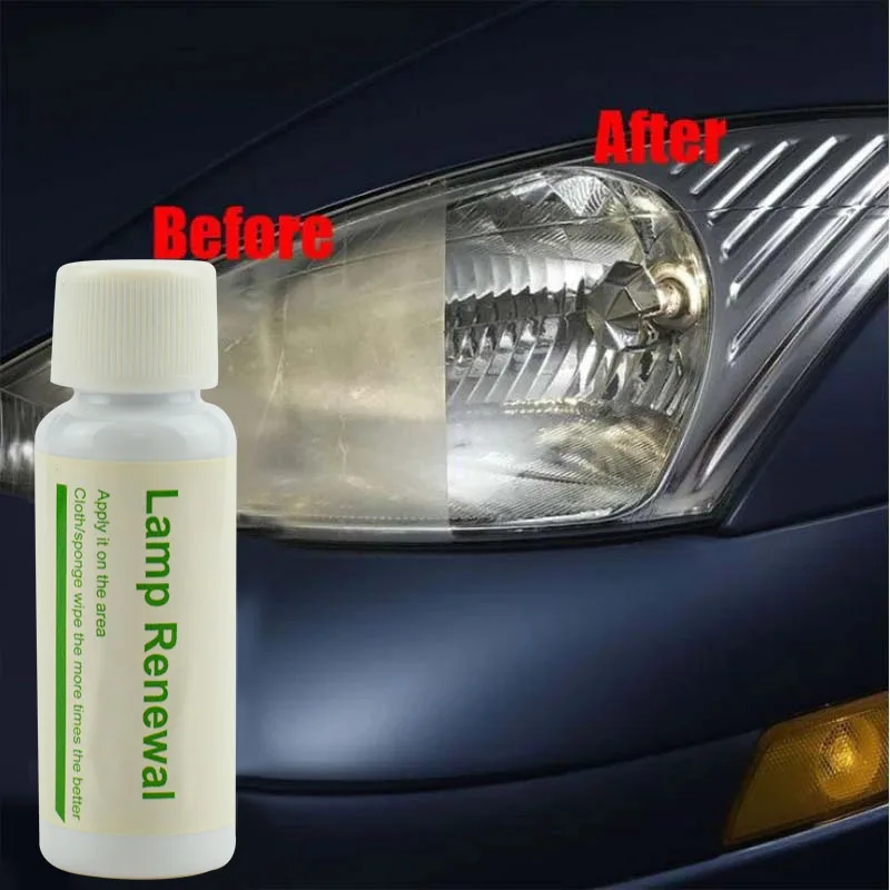 

20ML Car Headlight Repair Refurbishment Agent Scratch Repair Rear View Coating Headlight Polishing Liquid Car Light Cleaning