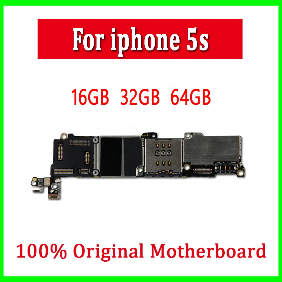 Бесплатная iCloud для iPhone 5S материнской платы оригинальные разблокирована 16GB/32GB/64GB
