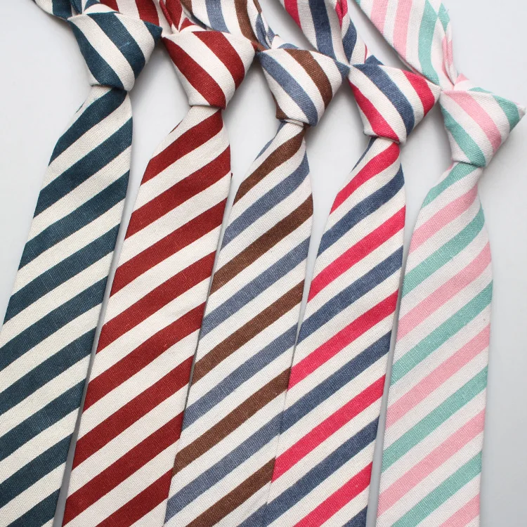 Linbaiway мужские хлопковые Галстуки для женщин Формальные повседневные на шею