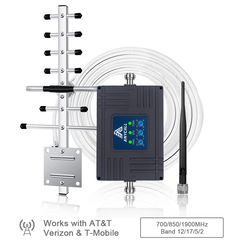 ANYCALL 698-2700MHz Haute Performance Bande Large Antenne de Plafond de dôme LTE pour répéteur de Signal Mobile 