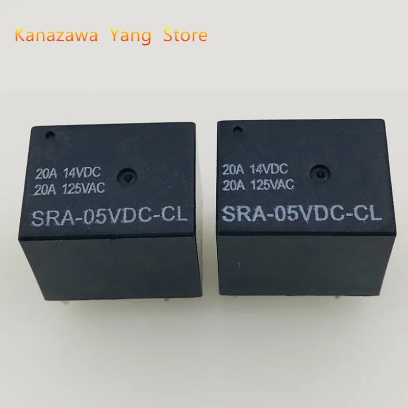 

5PCS 10PCS SRA-05VDC-CL SRA-12VDC-CL SRA-24VDC-CL 5 Pin Automobile Relay DC Power Relay