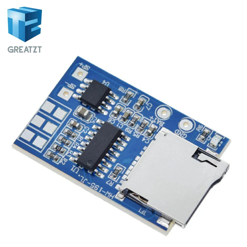 TF карта GREATZT GPD2846A MP3 декодер плата 2 Вт модуль усилителя для модуля питания Arduino