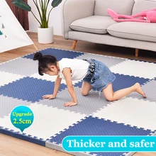 2.5 cm thick Baby Puzzle Mat Play Mat Kids Interlocking Exercise Tiles Rugs Floor Tiles Toys Carpet Soft Carpet Climbing Pad EVA