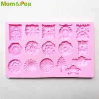 mpa2258 small decos shaped silicone mold gum paste chocolate ornamental fondant mould cake decoration tools