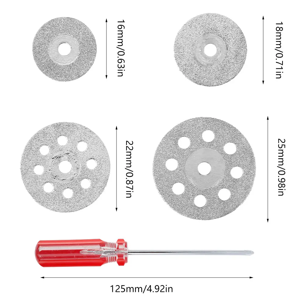 

50pcs Diamond Grinding Wheel Saw Cutting Discs HSS Mini Circular Saw Blades Abrasive Discs For Dremel Rotary Tools Accessories