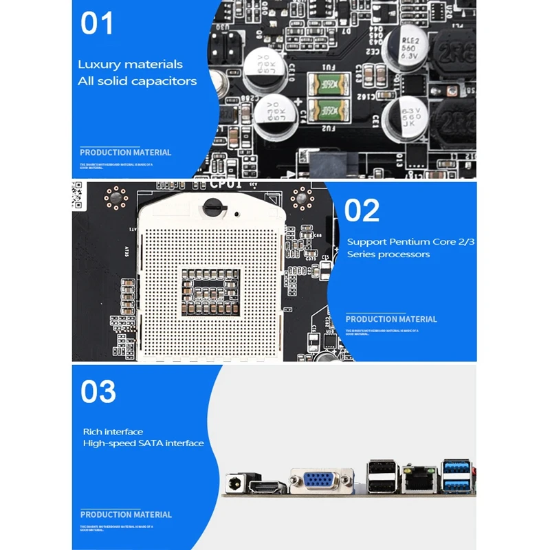 Материнская плата HM65 все-в-одном для компьютера модель ITX тип PGA988 DDR3 память на