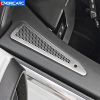 stainless steel car front door stereo audio speaker frame cover stickers trim for audi a3 8y 2021 lhd auto interior accessories