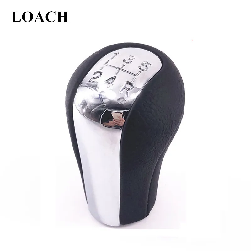 С хромированным покрытием из искусственной кожи 5 Скорость MT Шестерни рукоятка