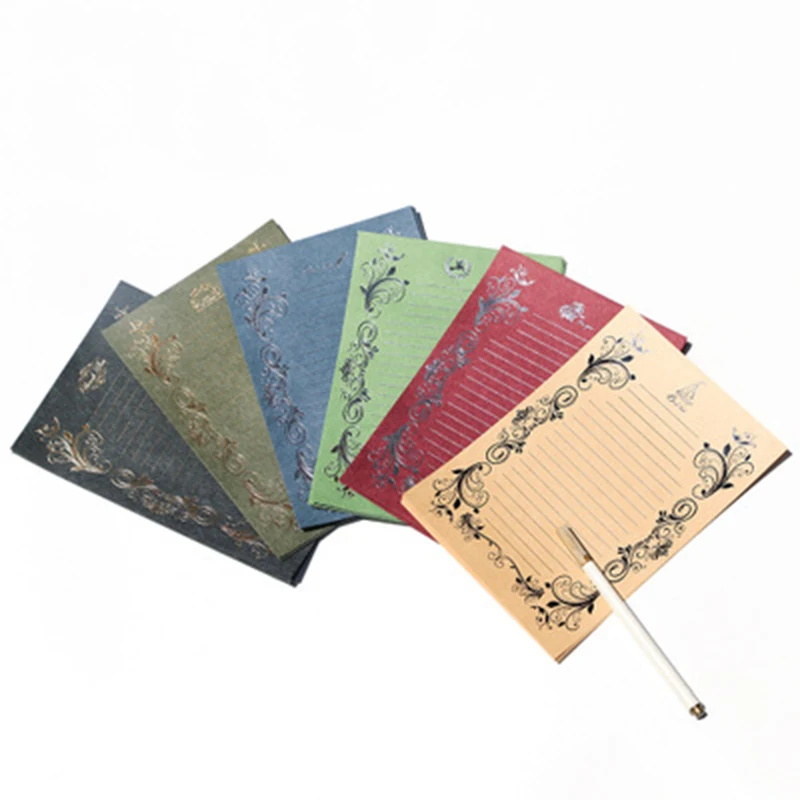 Прозрачные конверты с золотым узором в стиле ретро бумажные вечерние