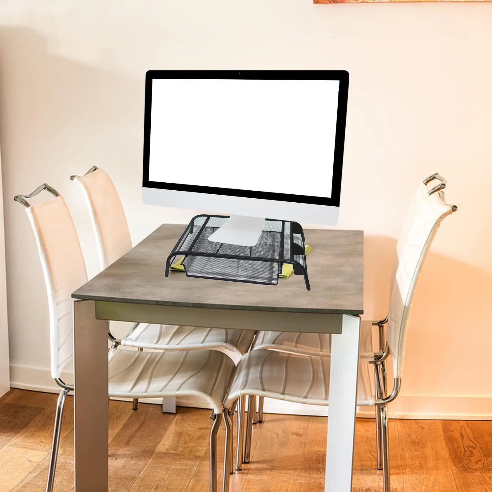 Подставка для монитора с ящиком легкая стильная металлическая сетка Настольный