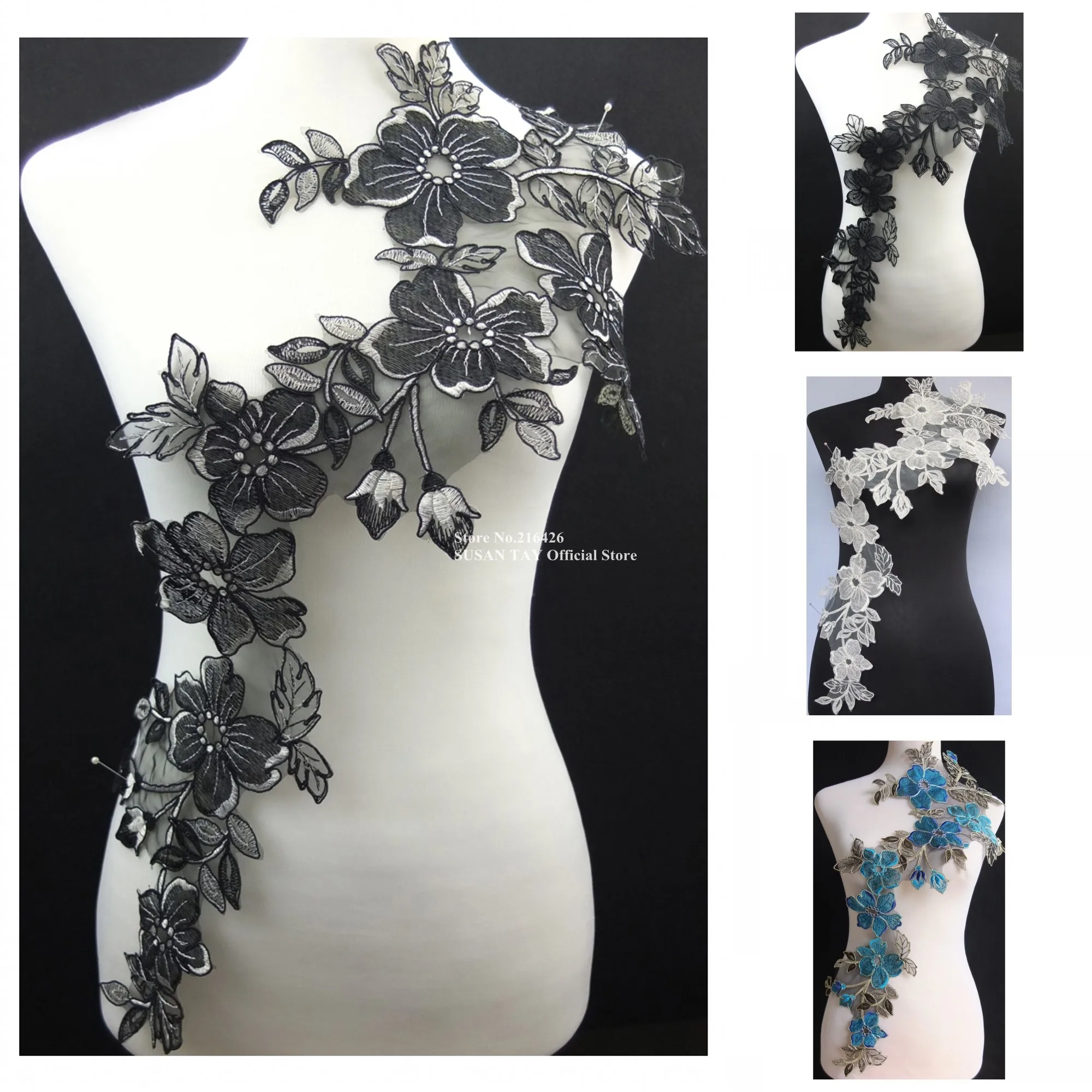 Длинный 4 вида цветов (черный/серебристый/синий/черный кремовый) с большим