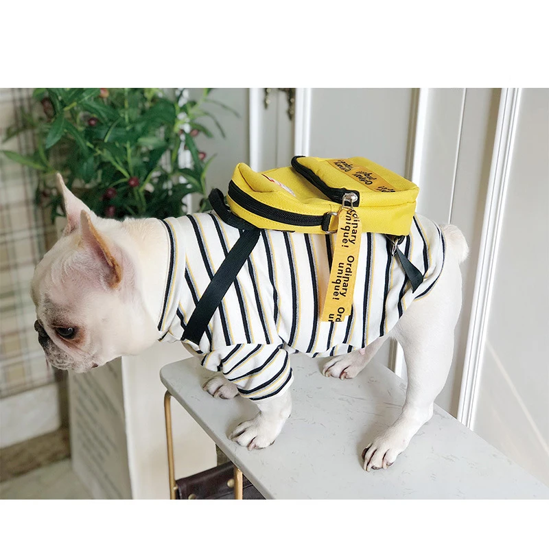 SUPREPET собака одежда костюм для панель в форме французского бульдога черный