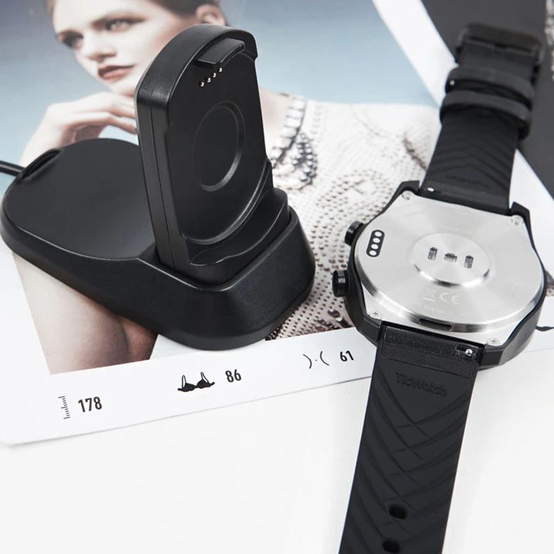 Зарядное устройство s для Ticwatch Pro/e2/s2/c2/GTX/Pro 3 портативное USB-зарядное быстрой