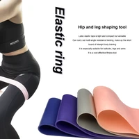 pure latex elastic ring fitness exercise equipment resistance band yoga gym elastic band yoga pilates womens weightlifting