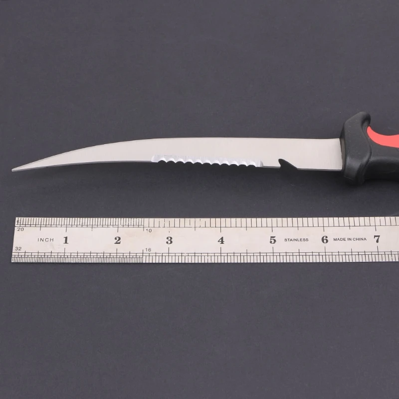 

Fishing Knife Stainless Steel Sharp Portable Cut Tackle Multifunctional