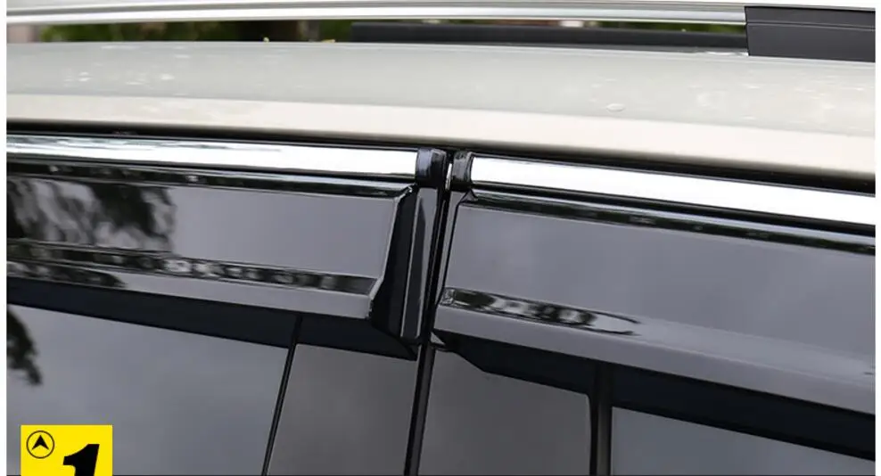 4 шт. хром защитный козырек окна солнцезащитный экран для VW Volkswagen Tiguan