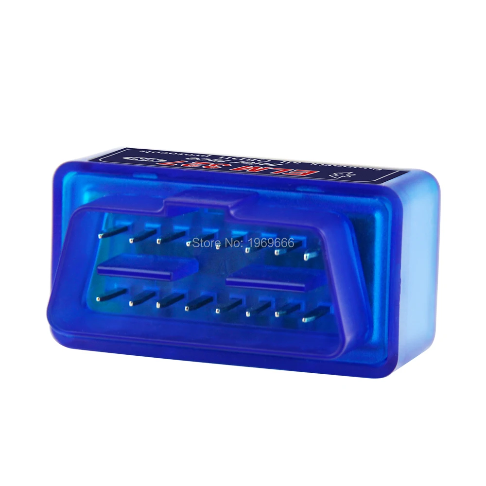 ELM327 Bluetooth V1.5 OBD2 считыватель кодов синий цвет сканирующий инструмент супер ELM 327 кодерейдер двигателя OBD-II OBDAuto диагностический сканер