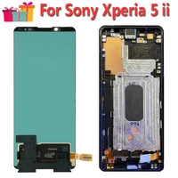 original display for sony xperia 5 ii lcd touch screen replacement digitizer assembly so 52a xq as52 xq as62 xq as72 repair part