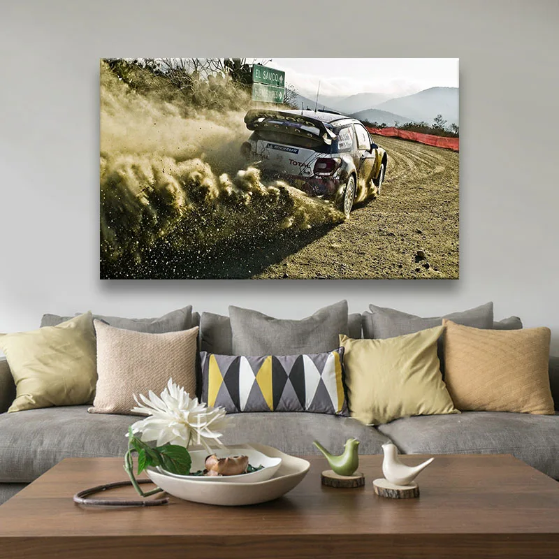

Citroens Rally Car Racing Poster Canvas Print Painting Wall Art Picture Living Room Decoration