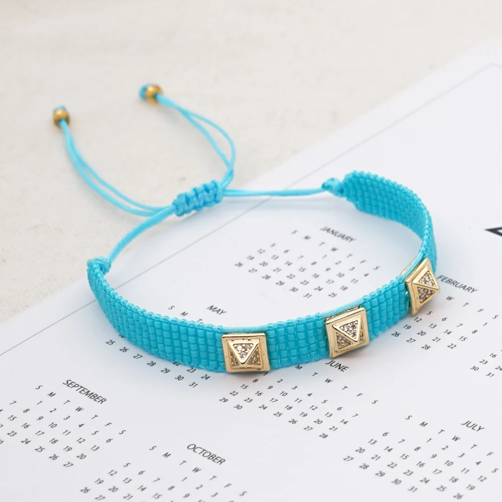 

Go2boho Miyuki Bracelet Women Fashion Mexican Rivet Jewellery Best Friends Pulseras Gift Handmade Woven Bracelets Femme Jewelry