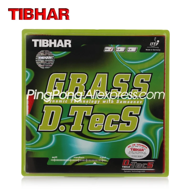 TIBHAR GRASS D.TECS резиновая накладка для настольного тенниса длинные нарезки