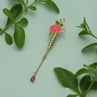syringe metal chain brooch funny flower enamel pin women badge doctor nurse gift medical jewelry for md medical student