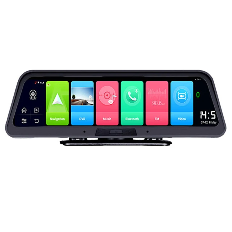 

10Inch IPS 4G dash cam GPS Navigation Vehicle Recorder Car Black box 360 Degree WIFI ADAS Android 8.1 Dual Camera