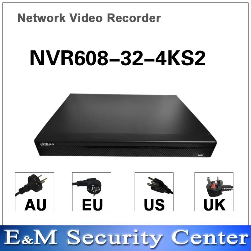 Оригинал dahua egnlish версия NVR NVR608 32 4KS2 64 128 Гб/32 канал H265 Сетевой Видео