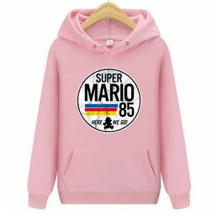 2021 Супер Марио 85 Толстовки мужские толстовки с капюшоном Реглан Толстовка