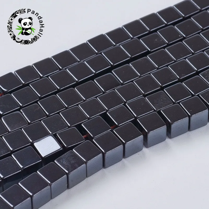 1 нить немагнитные синтетические бусины pandahall из гематита для изготовления