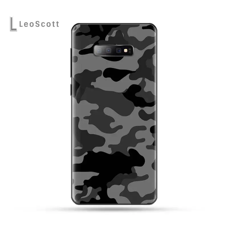 

Military Army Camo Camouflage Pattern Phone Case For Samsung S6 S7 edge S8 S9 S10 e plus A10 A50 A70 note8 J7 2017