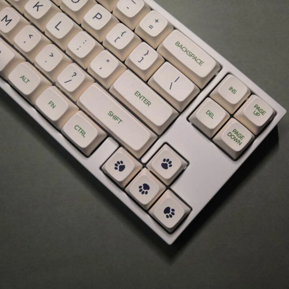 Белая сублимационная клавиатура Panda для Filco Cherry Mx Switch Механическая игровая сделай