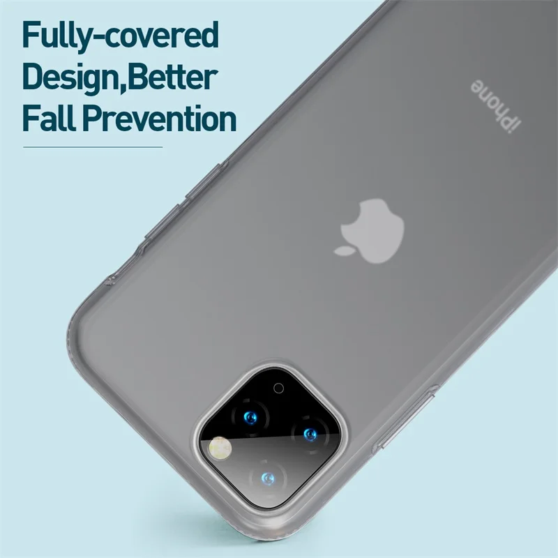 Baseus жидкий силиконовый чехол для iPhone 11, мягкий гелевый Чехол для телефона для iPhone 11pro 11pro Max, чехол для телефона, защитный чехол для телефона