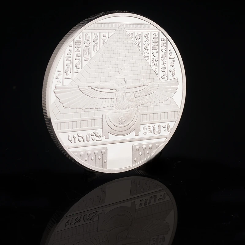 Серебряное покрытие защита смерти Египта монета анубис копия монет Египетский
