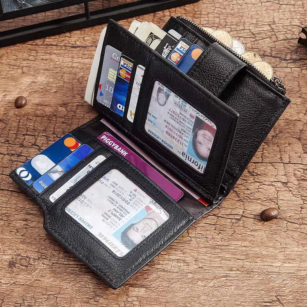 Fashion Smart Men Wallet Rfid Genuine Leather With Alarm GPS Map Bluetooth Coin Purse ID Credit Card Holder Wallets | Багаж и сумки