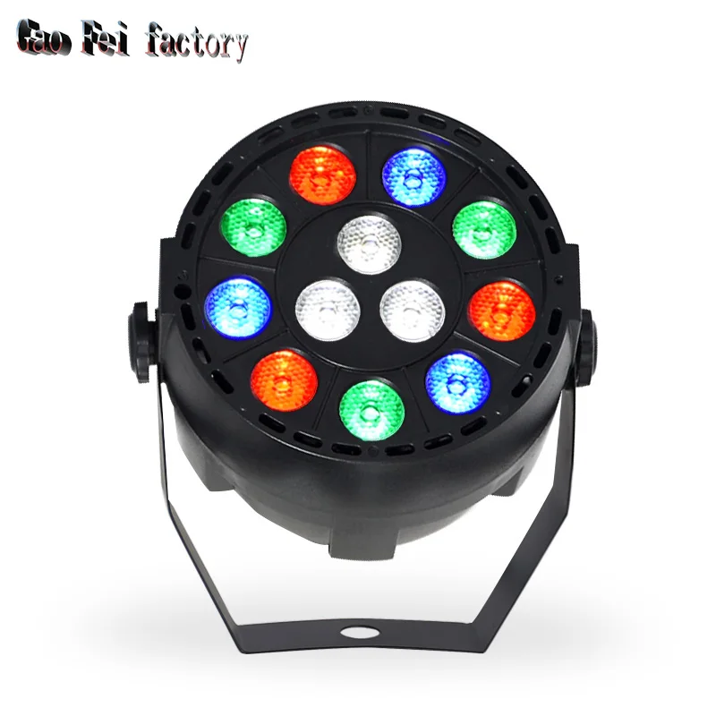 Led Flat Par Lyre Wash DMX сценическое освещение RGBW Sound светильник s Disco 12X3W Dj Equipment