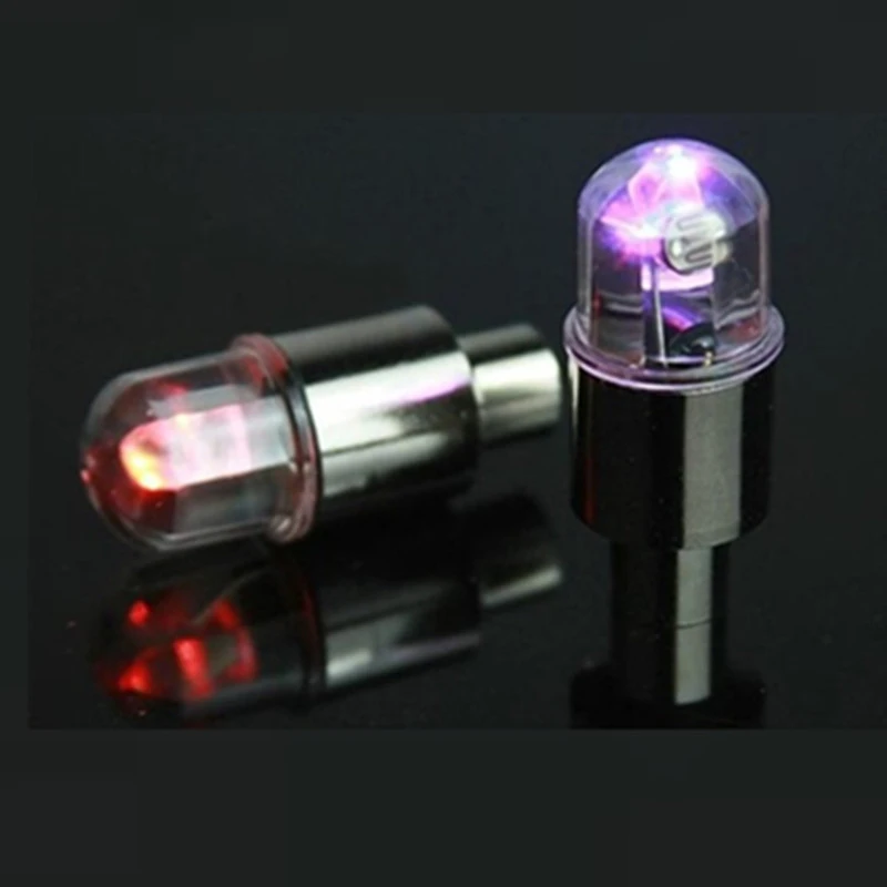 

2pcs/set Waterproof LED Tire Valve Stem Caps Neon Light Auto Accessories Motorcycle Bike Bicycle Car Auto Durable rust resistant
