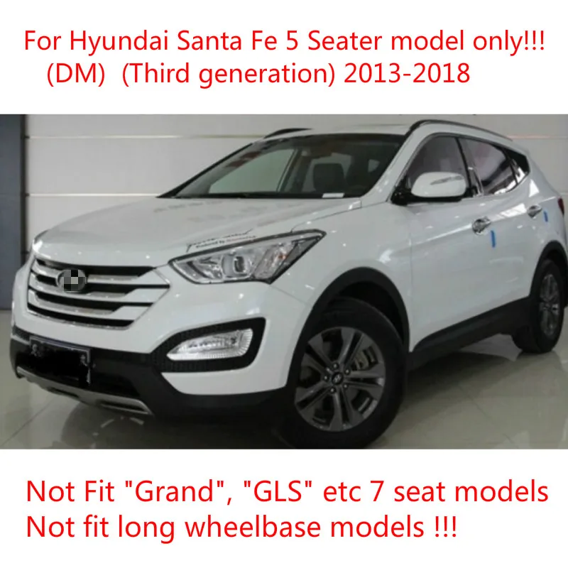 Подходит для Hyundai Santa Fe 5 местный IX45 2013 2014 2015 2016 2017 2018 коврик багажника |