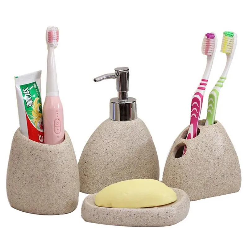 

WHYOU single piece or Bathroom Set Emulsion Bottle Accessories Set High-grade Wash Gargle Cup Toothbrush Suit Wedding Gift