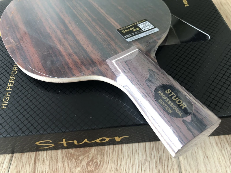 Stuor Ebony 7 слоев чистого дерева ракетки для настольного тенниса пинг-понг профессиональный тренировочный нож