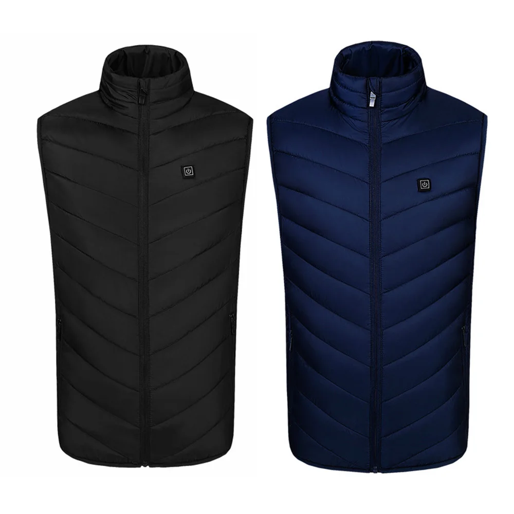 

2020 Men Outdoor USB Infrared Heating Vest Women Big Size Fishing Hunting Waistcoat Hiking Vest Sleeveless Warming Jacket S-4XL