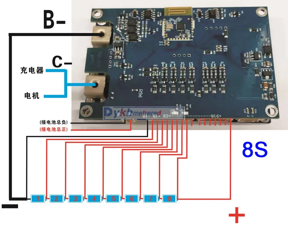 Смарт Bluetooth 5 S-16 S 40A 80A 100A 150A литий-ионный Lifepo4 LTO литиевая батарея Защитная плата BMS баланс приложение 7S 8S 10S 12S 13S