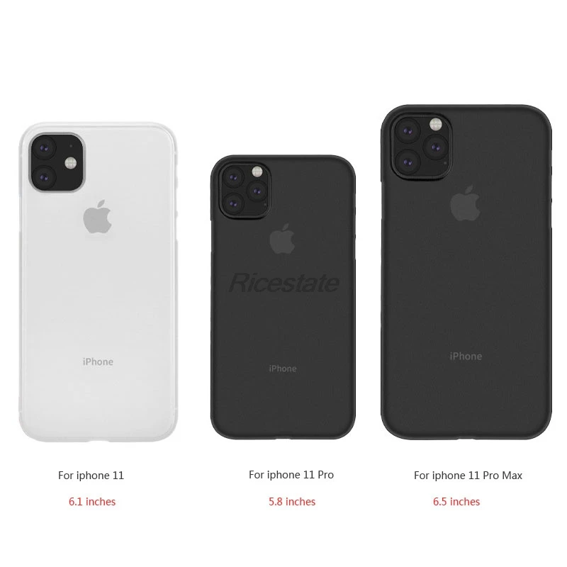 Ультратонкий матовый чехол Ricestate для iphone 11 Pro X XR XS MAX, чехол для iphone 6, 6s, 7, 8 Plus, матовая задняя крышка, защитный чехол