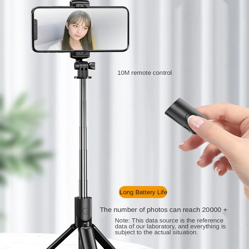 

S03 Detachable Clip Bluetooth Selfie Stick Universal Horizontal and Vertical Tripod Selfie Stick Mobile Phone Bracket Photograph