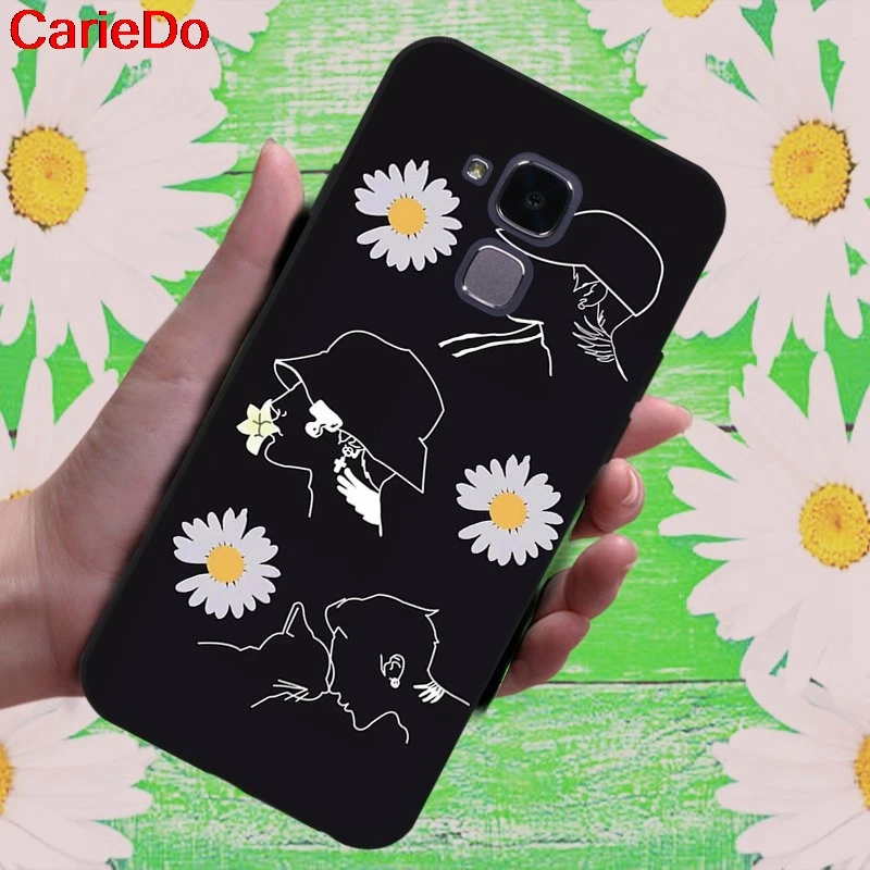 Мягкий ТПУ чехол Carie-Daisy 1 для Huawei Honor 7 7A 7C 7X 8 8A 8C 8X 9 9i V9 10 V10 Pro Lite Max 